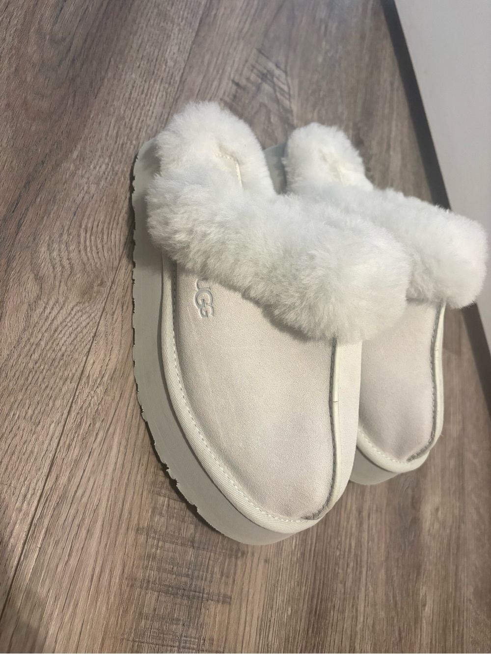 UGG Greyish Blue Slip-On Women's Slippers